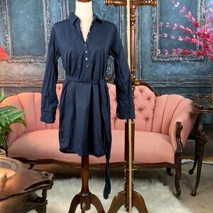 J. Crew casual faded Navy dress